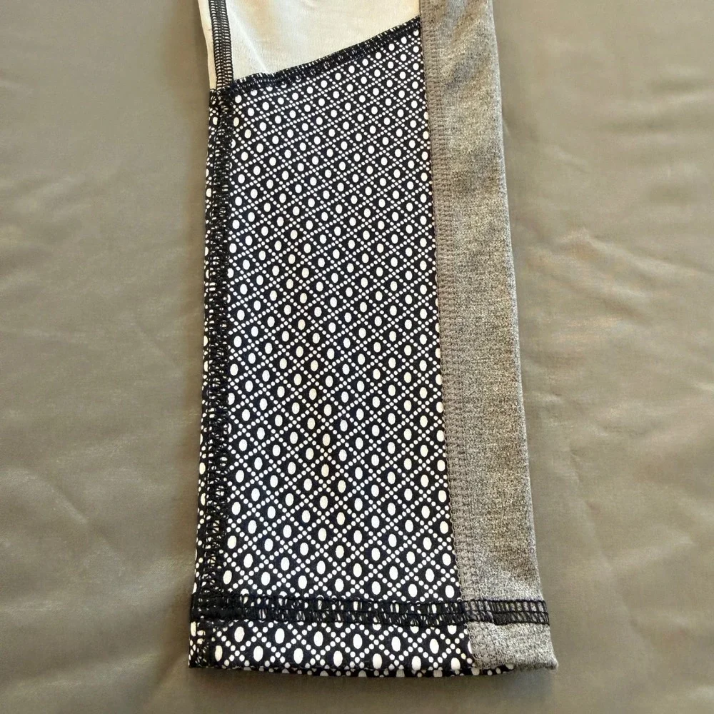 Champion C9 Womens Colorblock Athletic Leggings Black Gray White‎ Pockets Small